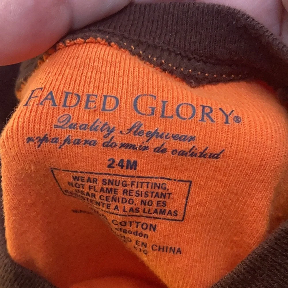 Faded glory up all night Infant sleep top 24 months